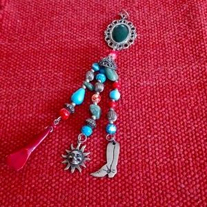 Western Theme Charm Pendant